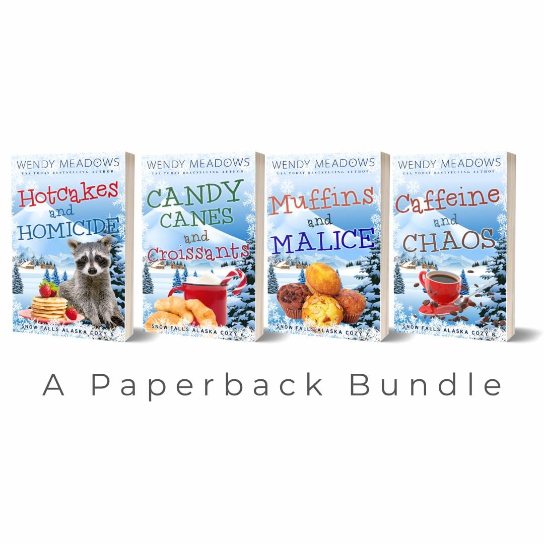 Snow Falls Alaska Cozy Books 5 - 8 (PAPERBACK) - Cozy Mystery - Wendy Meadows