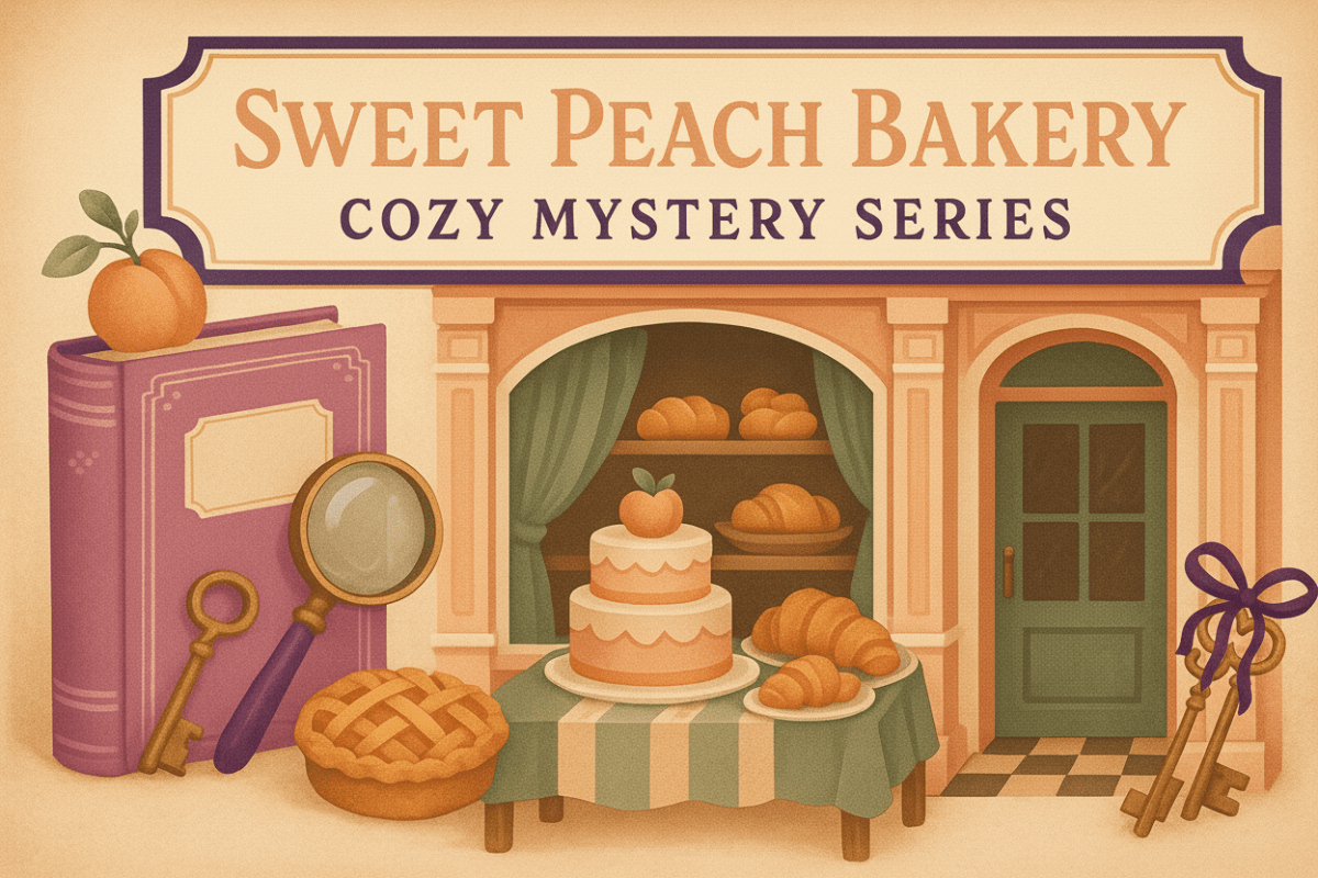 Sweet Peach Bakery Cozy Mystery Series - Wendy Meadows