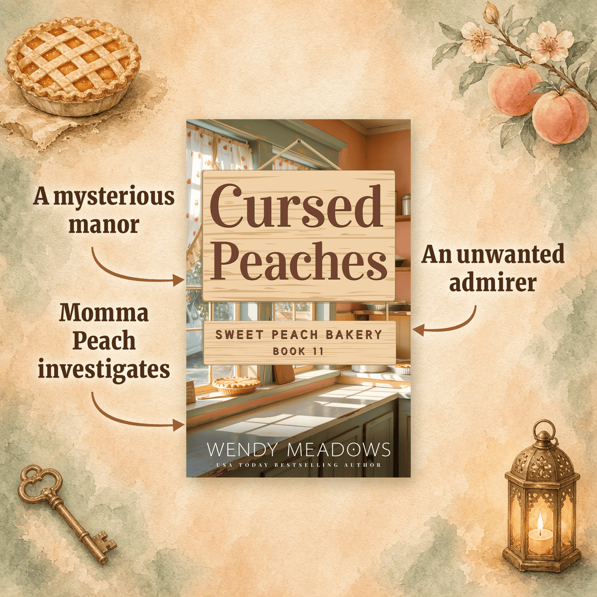 Cursed Peaches ebook cover and tropes