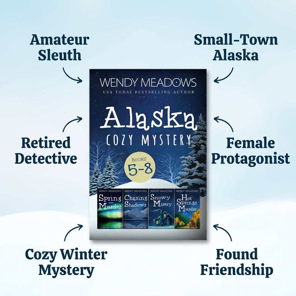 Cozy Mystery Alaska Cozy Books 5-8 (PAPERBACK) - Cozy Mystery - Wendy Meadows