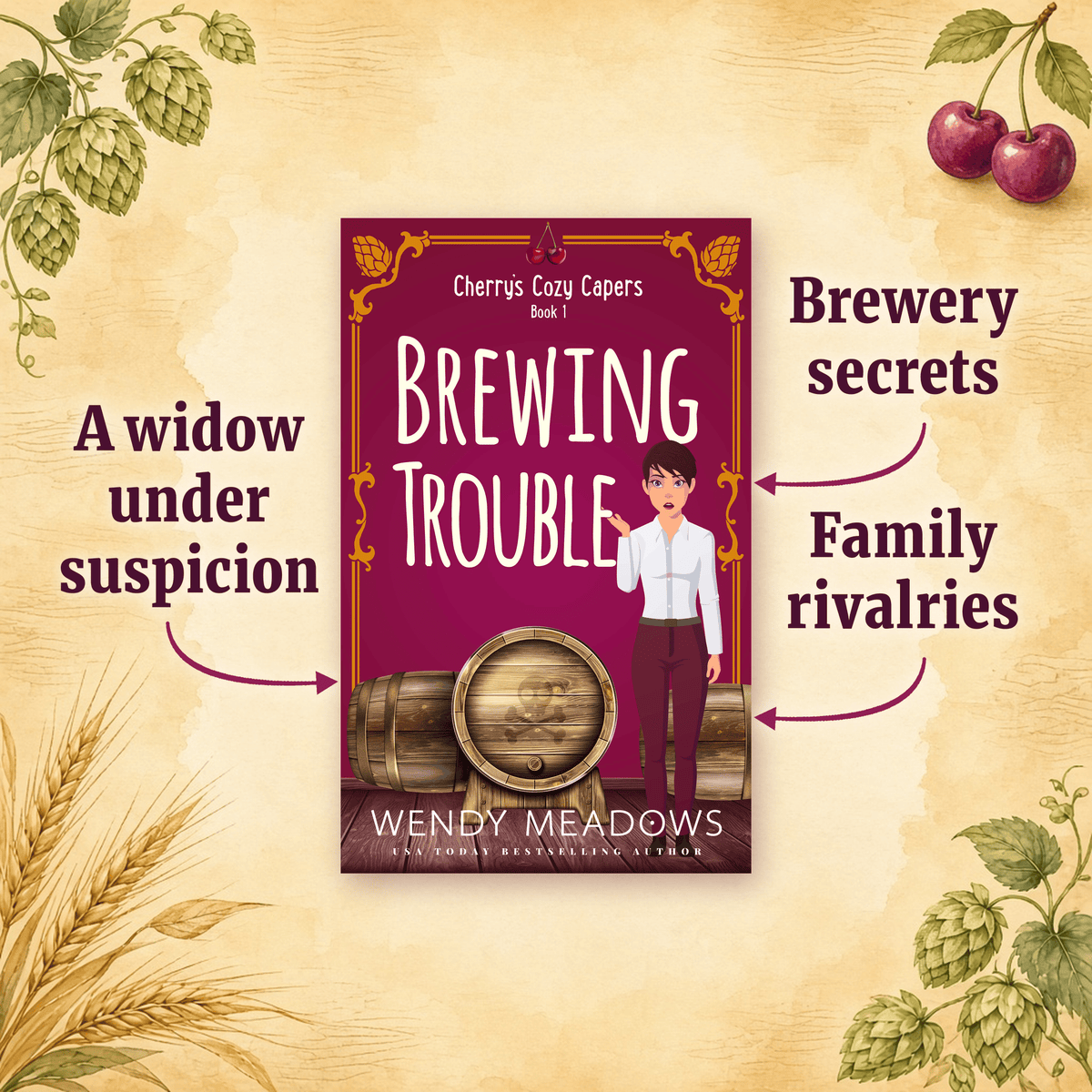 Cozy Mystery Brewing Trouble - Cozy Mystery Ebook | Book 1