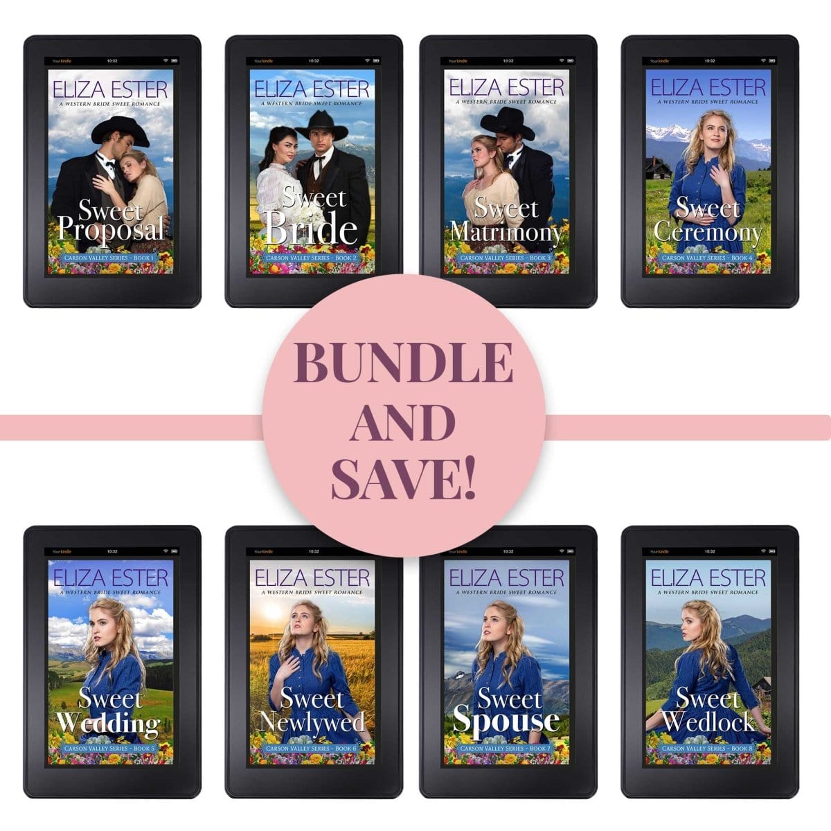 Sweet Romance Carson Valley Complete Series Bundle (EBOOK) - Eliza Ester