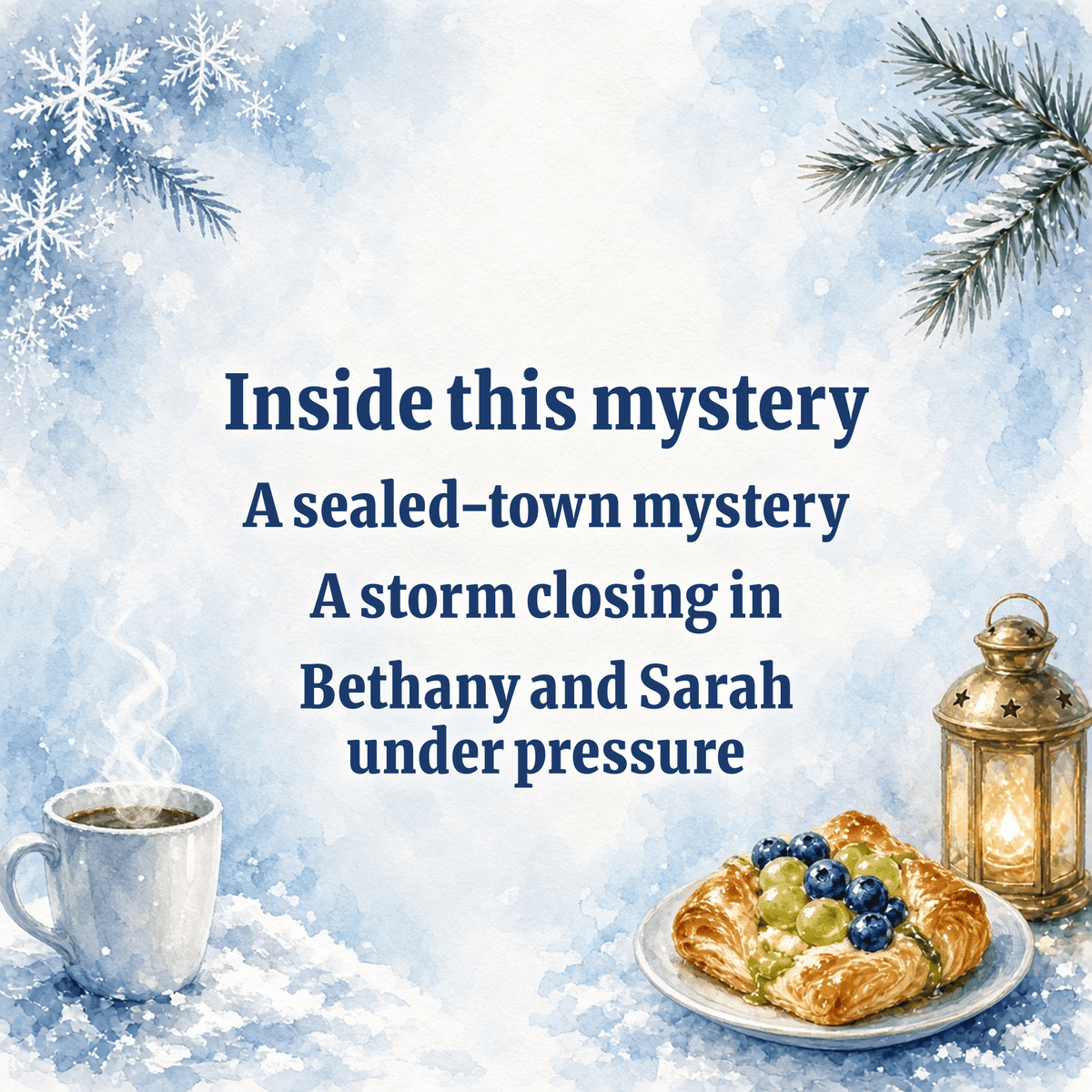 Cozy Mystery Danish and Deceit - Snow Falls Cozy Ebook | Bk 12