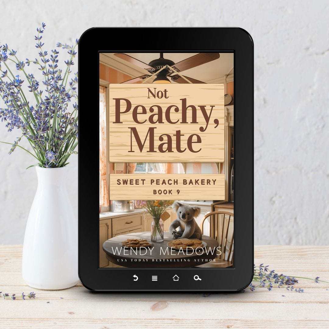 Cozy Mystery Not Peachy, Mate - Cozy Mystery Ebook | Sweet Peach Bakery Series