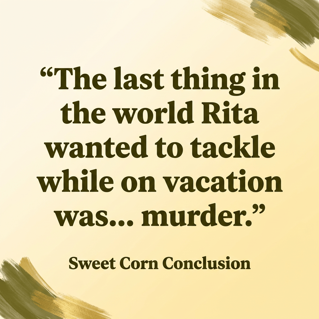 Cozy Mystery Sweet Corn Conclusion - Cozy Mystery Ebook | Book 9