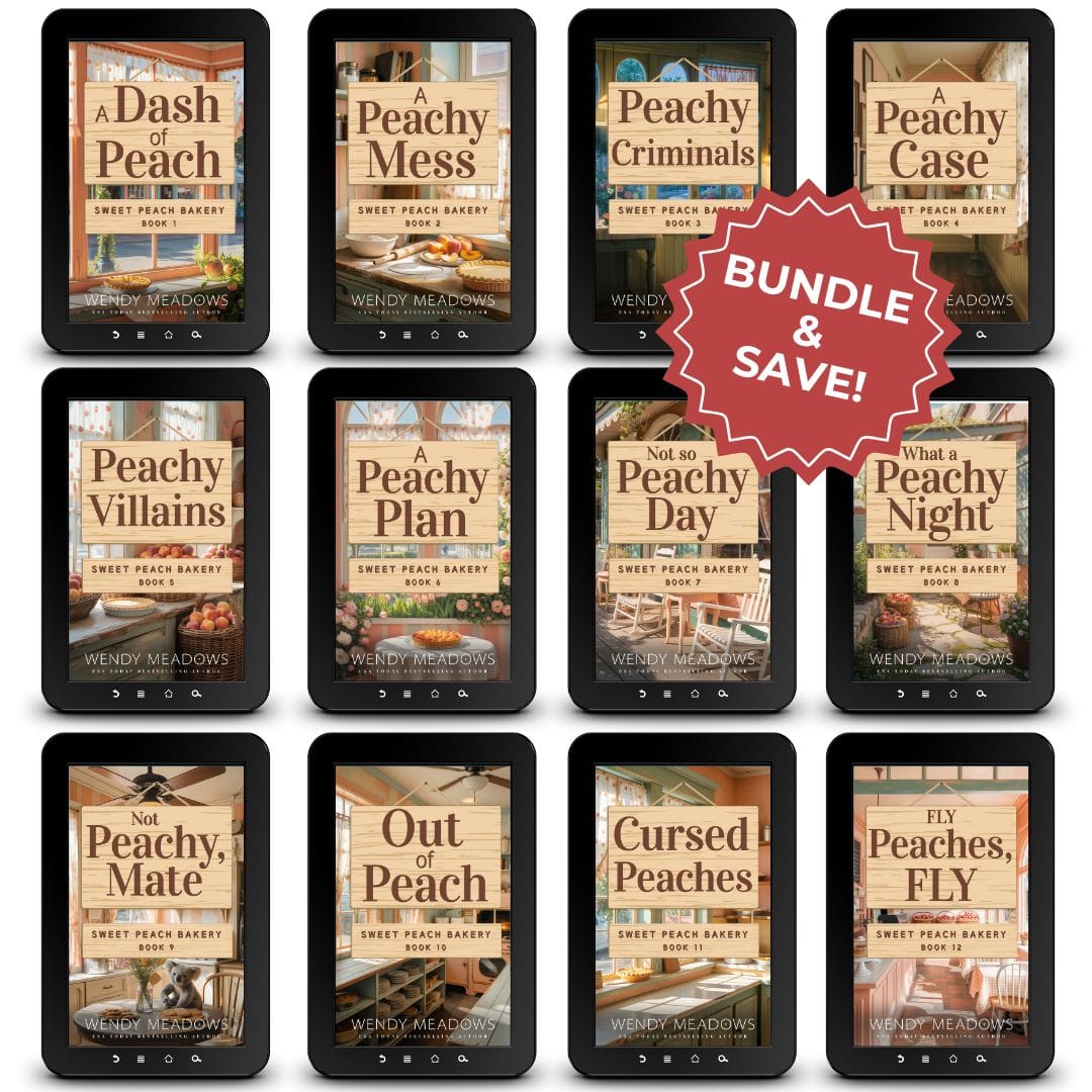 Cozy Mystery Sweet Peach Bakery Series Bundle (EBOOK)