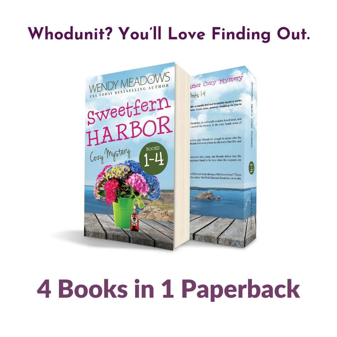 Sweetfern Harbor Books 1 - 4 (PAPERBACK) - Cozy Mystery - Wendy Meadows