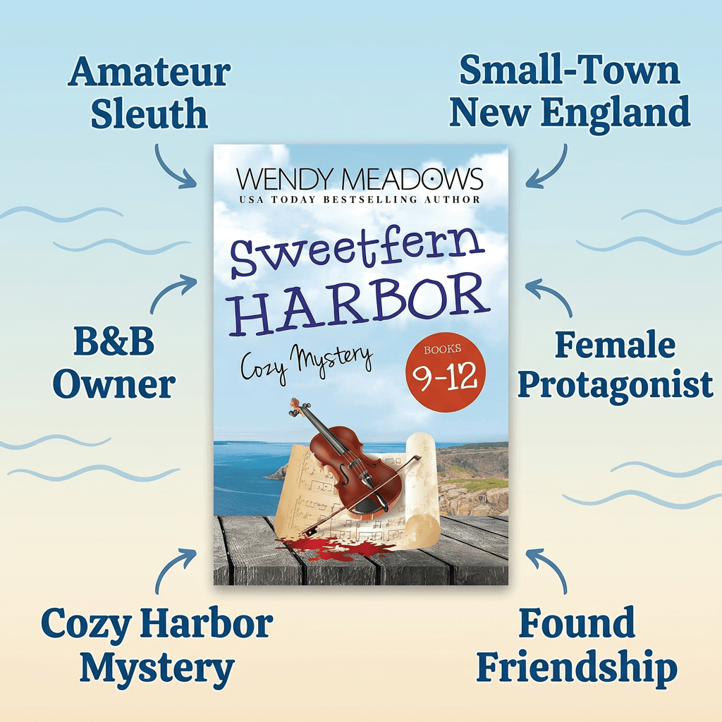 Cozy Mystery Sweetfern Harbor Books 9-12 (PAPERBACK) - Cozy Mystery - Wendy Meadows
