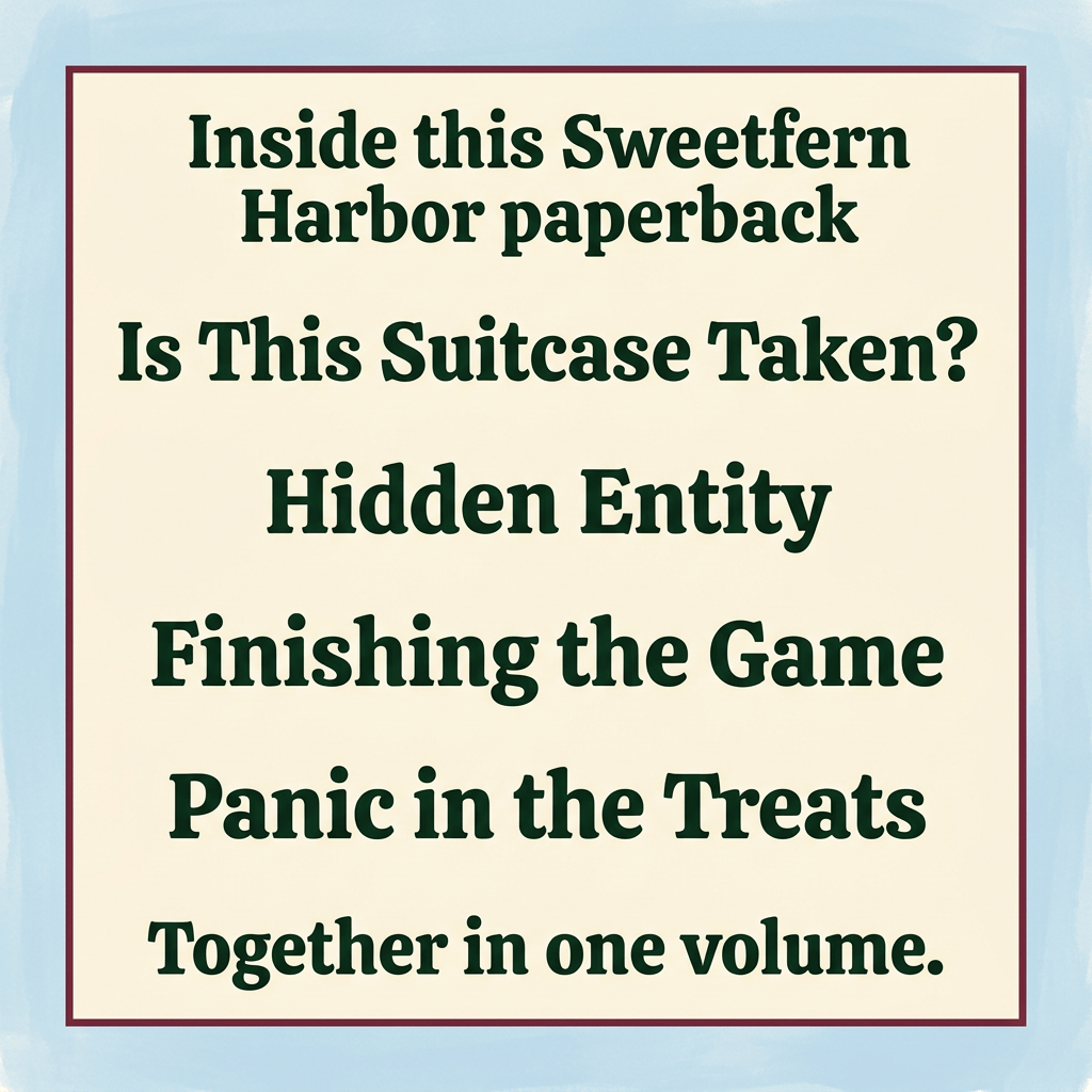 Cozy Mystery Sweetfern Harbor Cozy Mystery Books 13-16 – Paperback Bundle