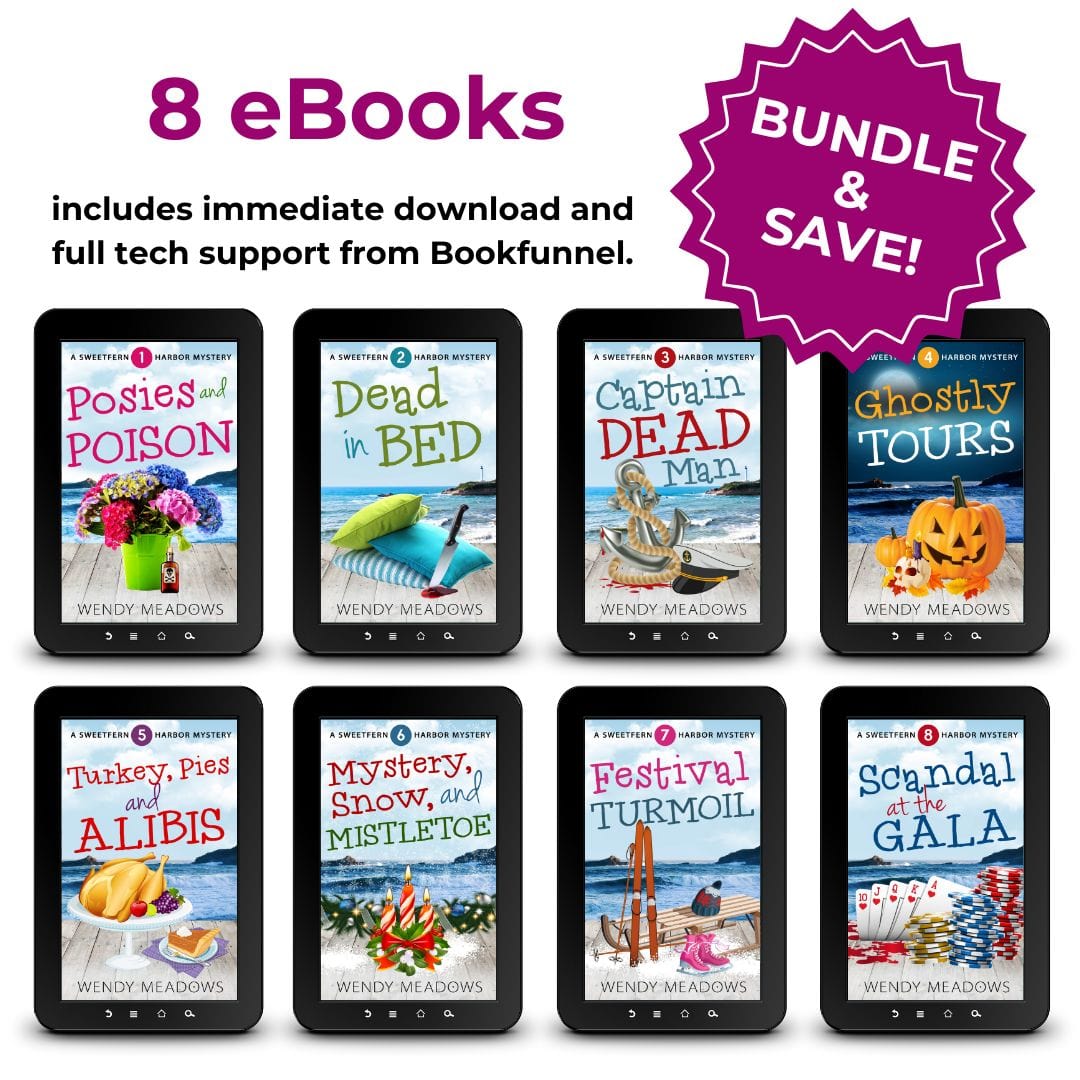 Cozy Mystery Sweetfern Harbor eBooks 1-8 (EBOOK) - Cozy Mystery - Wendy Meadows