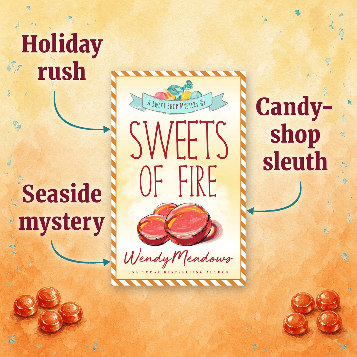 Cozy Mystery Sweets of Fire - Cozy Mystery Ebook | Book 7