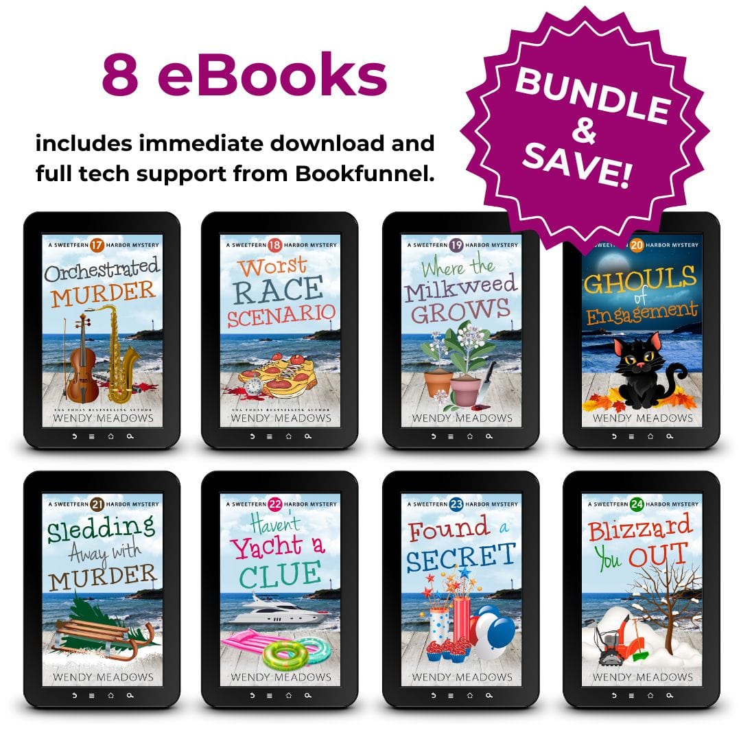 Wendy Meadows Cozy Mystery Sweetfern Harbor eBooks 17-24 (EBOOK)